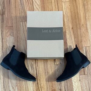 Lexi & Abbie Black Suede Ankle Boots